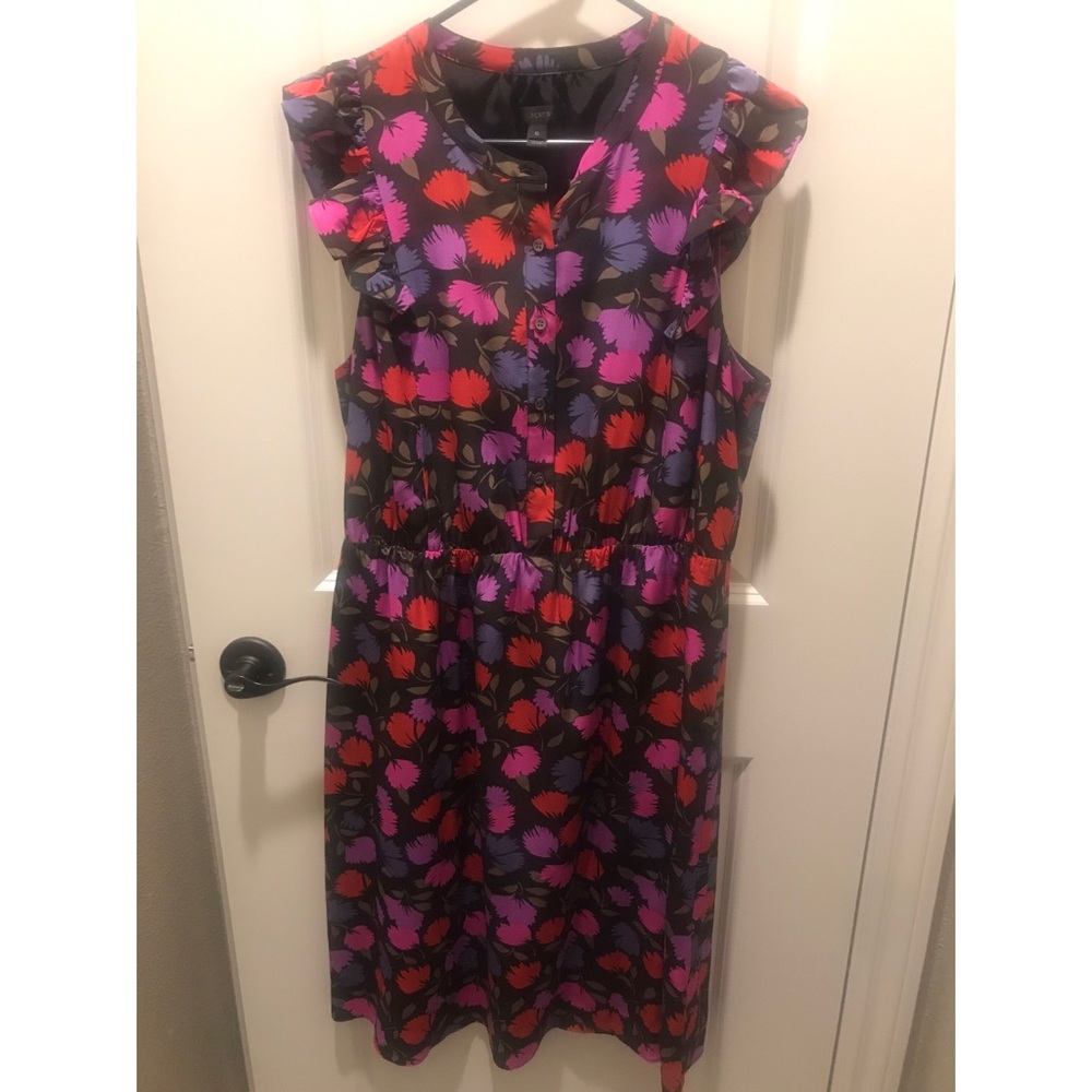 J. Crew Floral Print Dress